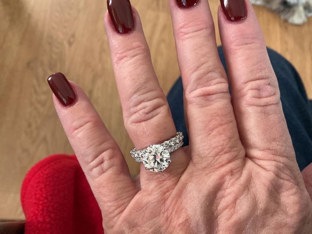 Customer photo of the Round Engagement Ring by CathyAnn