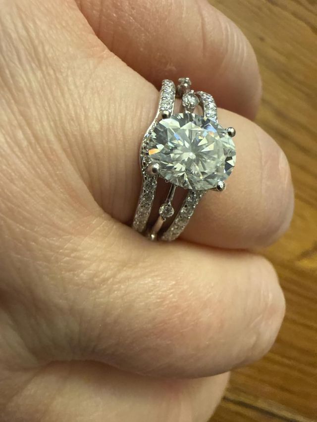 Customer photo of the Wedding Band by SL